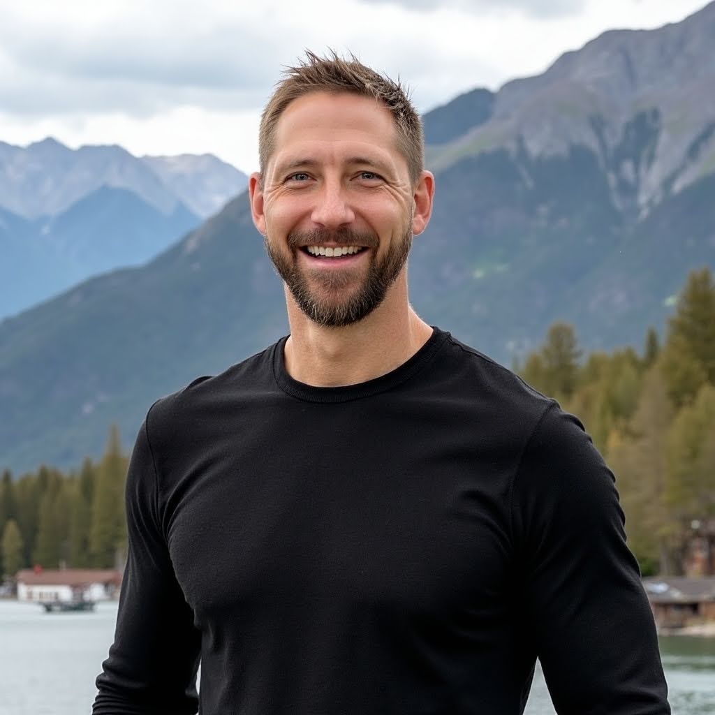 Thomas Bouwman in the mountains